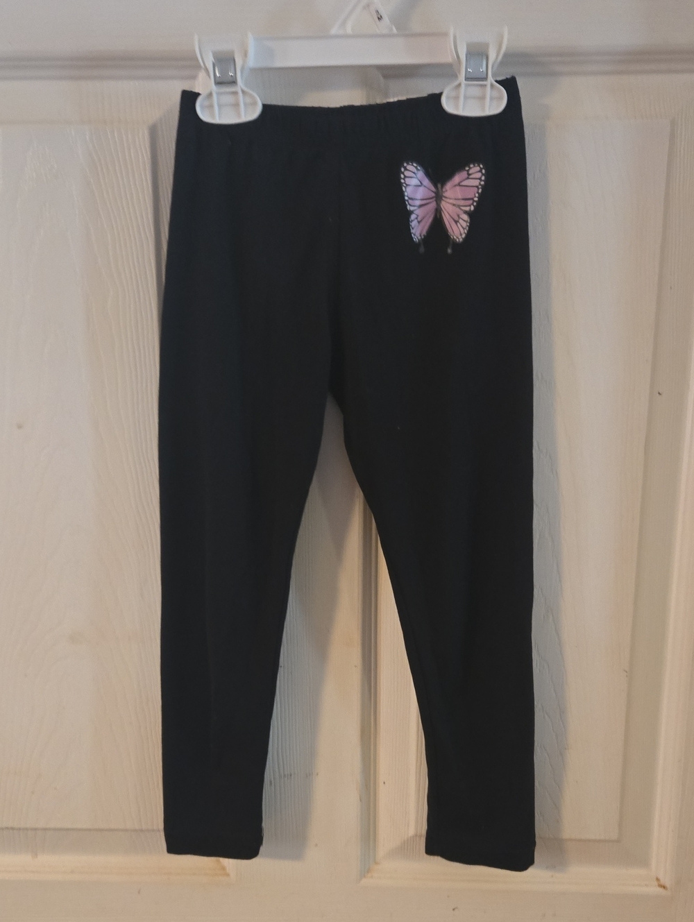 ShoSho Leggings with Pink Butterfly Accent
